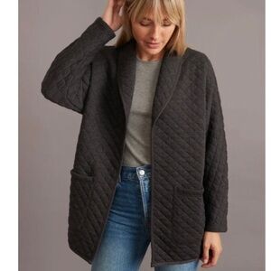 Marine Layer Quilted Corbet Coatigan